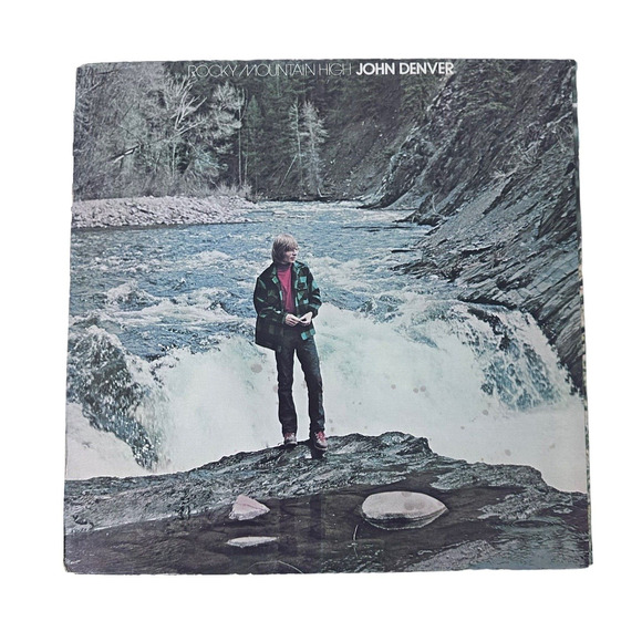 John Denvers Greatest Hits Rocky Mountain High LP Vinyl RCA Records Album 70s - Picture 2 of 15